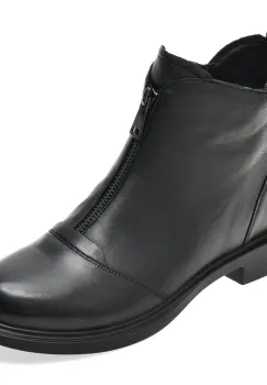 Ghete FLAVIA PASSINI negre, E6056, din piele naturala imagine
