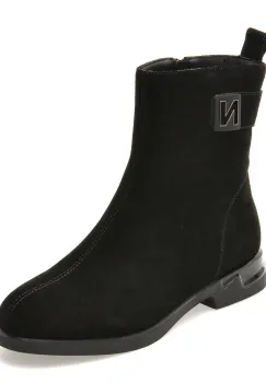 Ghete FLAVIA PASSINI negre, M01245, din piele intoarsa imagine