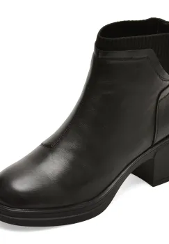 Ghete FLAVIA PASSINI negre, N601, din piele naturala imagine