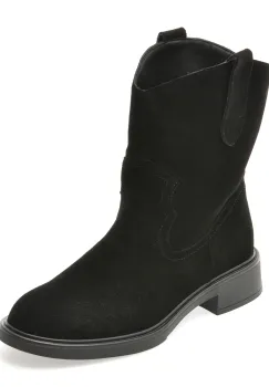 Ghete FLAVIA PASSINI negre, TC372, din piele intoarsa imagine