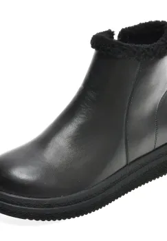 Ghete FLAVIA PASSINI negre, W81521, din piele naturala imagine