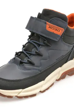 Ghete GEOX bleumarin, J36LCG, din piele ecologica imagine
