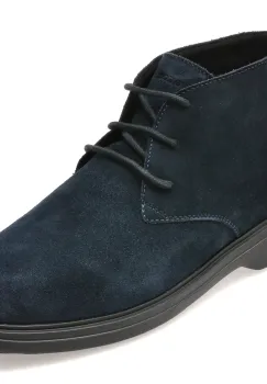 Ghete GEOX bleumarin, U16DCB, din piele intoarsa imagine