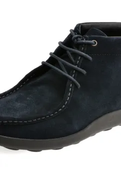 Ghete GEOX bleumarin, U56HLA, din piele intoarsa imagine