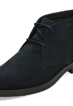 Ghete GEOX bleumarin, U6658D, din piele intoarsa imagine