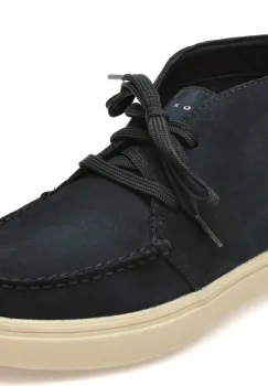 Ghete GEOX bleumarin, U66LDC, din piele intoarsa imagine