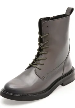 Ghete GEOX gri, D46WYG, din piele naturala imagine