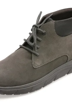 Ghete GEOX gri, U36E1B, din piele naturala imagine