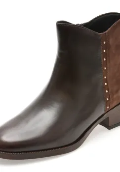 Ghete GEOX maro, D565EE, din piele naturala imagine