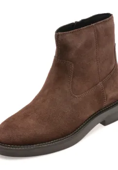 Ghete GEOX maro, D56WYH, din piele intoarsa imagine