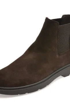 Ghete GEOX maro, U36D1C, din piele intoarsa imagine