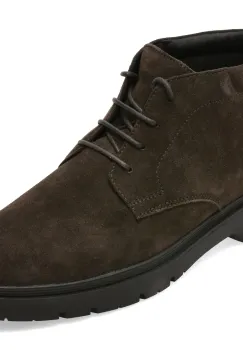 Ghete GEOX maro, U46HND, din piele intoarsa imagine