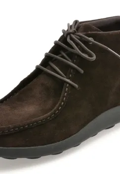 Ghete GEOX maro, U56HLA, din piele intoarsa imagine