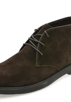 Ghete GEOX maro, U56LAD, din piele intoarsa imagine