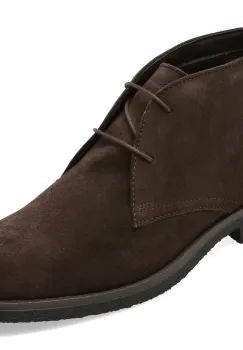 Ghete GEOX maro, U6658D, din piele intoarsa imagine