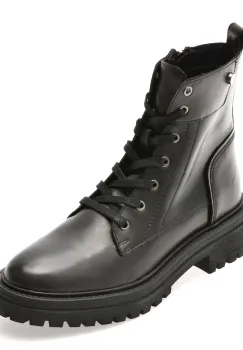 Ghete GEOX negre, D26HRQ, din piele naturala imagine