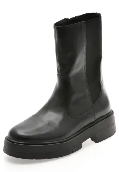 Ghete GEOX negre, D36VDK, din piele naturala imagine