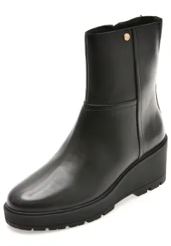 Ghete GEOX negre, D563VA, din piele naturala imagine