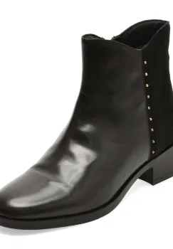 Ghete GEOX negre, D565EE, din piele naturala imagine