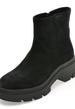 Ghete GEOX negre, D565MA, din piele intoarsa imagine