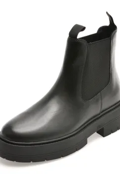Ghete GEOX negre, D56VDA, din piele naturala imagine