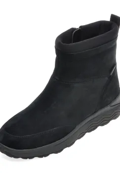 Ghete GEOX negre, D6626C, din piele intoarsa imagine