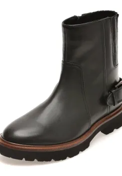 Ghete GEOX negre, D664ZB, din piele naturala imagine