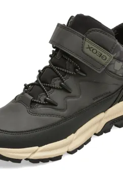 Ghete GEOX negre, J36LCG, din piele ecologica imagine
