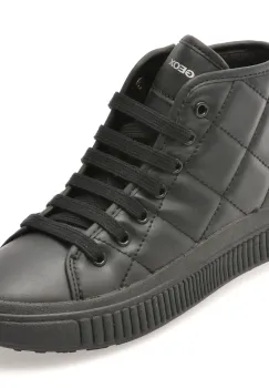 Ghete GEOX negre, J56M3F, din piele ecologica imagine