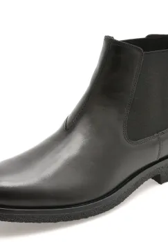 Ghete GEOX negre, U2658A, din piele naturala imagine