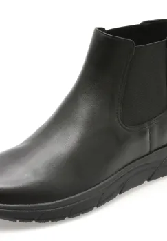 Ghete GEOX negre, U36E1A, din piele naturala imagine