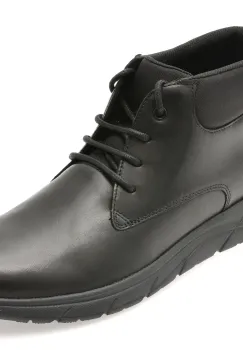 Ghete GEOX negre, U36E1B, din piele naturala imagine