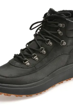 Ghete GEOX negre, U46FZD, din piele naturala imagine
