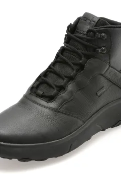 Ghete GEOX negre, U46HFB, din piele naturala imagine