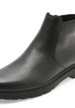 Ghete GEOX negre, U46HNC, din piele naturala imagine