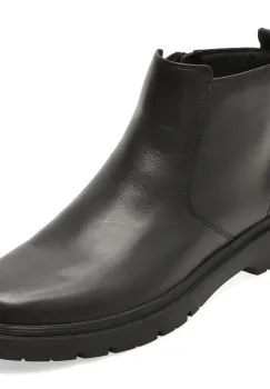 Ghete GEOX negre, U46HNC, din piele naturala imagine