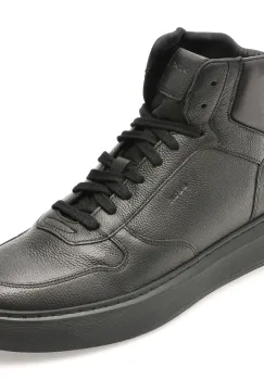 Ghete GEOX negre, U565WD, din piele naturala imagine