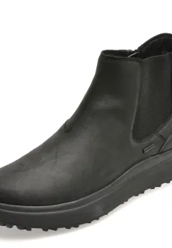 Ghete GEOX negre, U56FZB, din piele naturala imagine