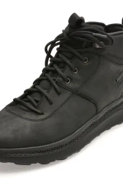 Ghete GEOX negre, U56HMC, din piele naturala imagine