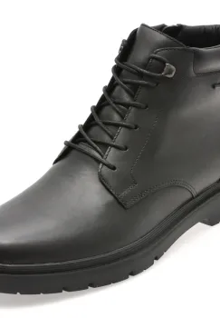 Ghete GEOX negre, U56HNA, din piele naturala imagine