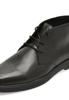 Ghete GEOX negre, U56LAD, din piele naturala imagine