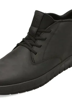 Ghete GEOX negre, U56MAB, din piele naturala imagine