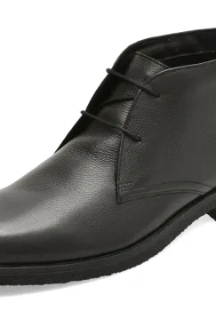 Ghete GEOX negre, U6658D, din piele naturala imagine