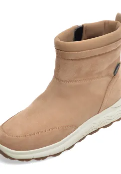 Ghete GEOX nude, D6626C, din piele intoarsa imagine