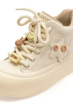 Ghete GRYXX albe, 685718, din piele naturala imagine