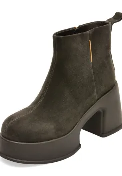 Ghete GRYXX gri, 8506, din piele intoarsa imagine