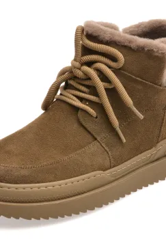 Ghete GRYXX kaki, 36001, din piele intoarsa imagine