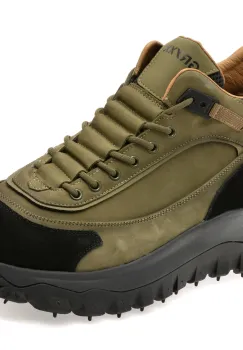 Ghete GRYXX kaki, 8861, din piele naturala imagine