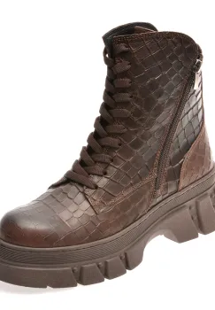 Ghete GRYXX maro, 091T113, din piele croco imagine