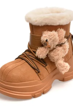 Ghete GRYXX maro, 2129, din piele intoarsa imagine